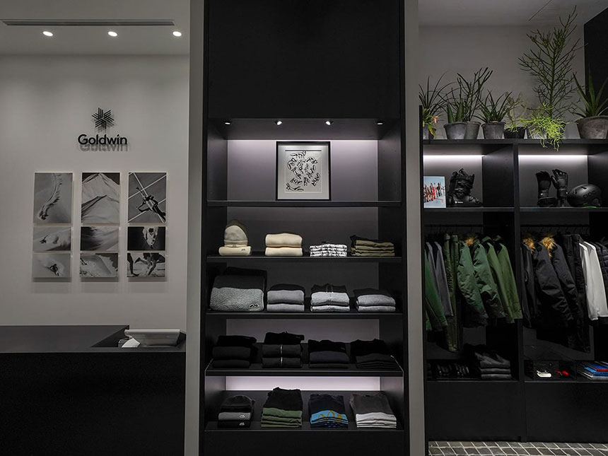 Goldwin will open its first own retail flagship store in Tokyo, “Goldwin Marunouchi” on Thursday. November 8th.