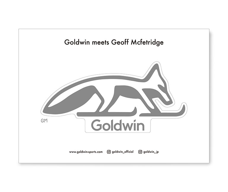 Goldwin x Geoff McFetridge original goods giveaway campaign
