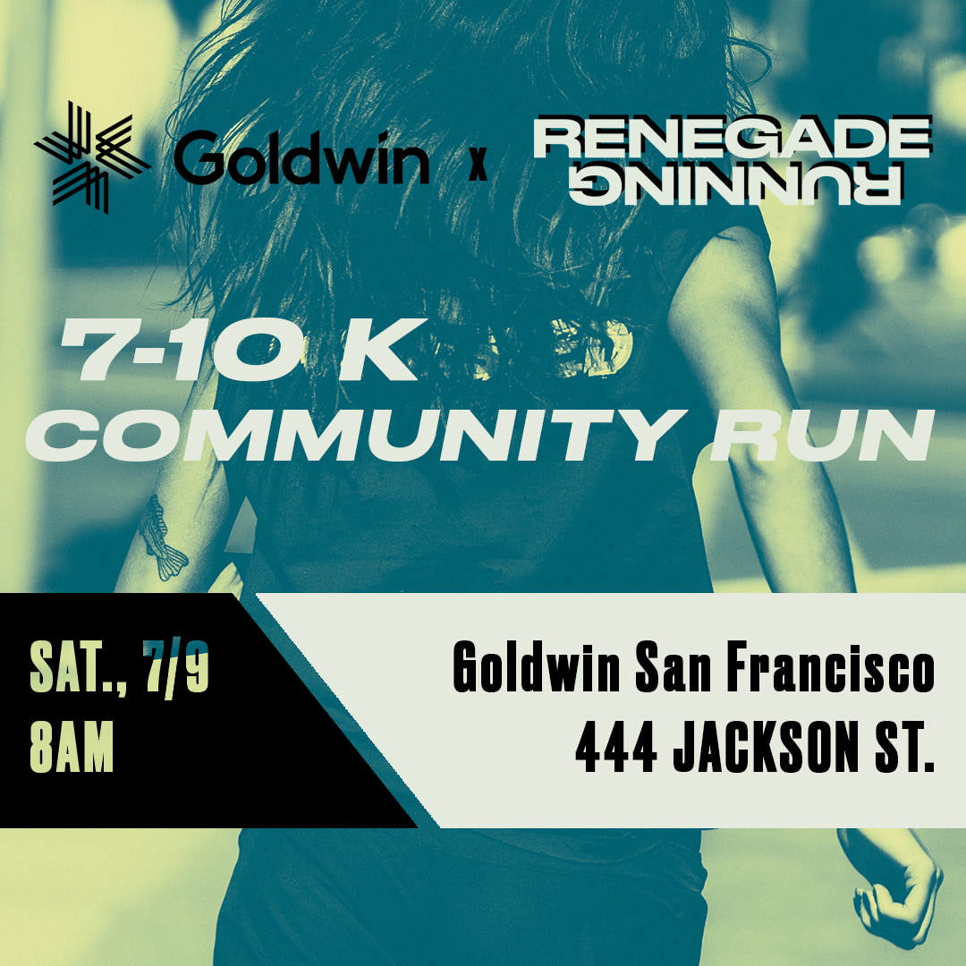 Goldwin x Renegade Running Community Run